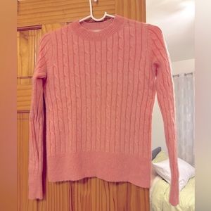 Vineyard Vines Baby Pink Coral Cashmere Sweater
